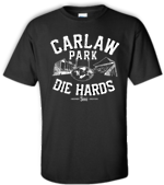 Carlaw Park Die Hards Tee | Kiwi Black